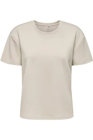 ONLY Onplounge-Mina On Ss Loose Swt Tee Cream
