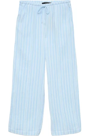 VERO MODA Vmnanna Nw Wide Pant Wvn Ga Blue