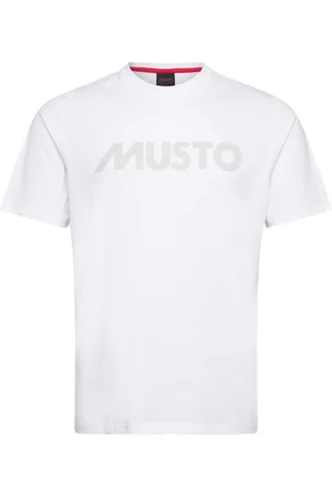 MUSTO M Logo Ss Tee White