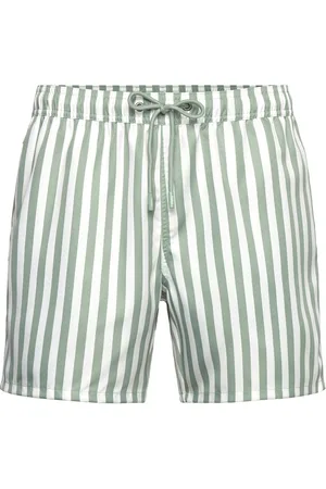 Pockies Thyme Striped Shorties Green