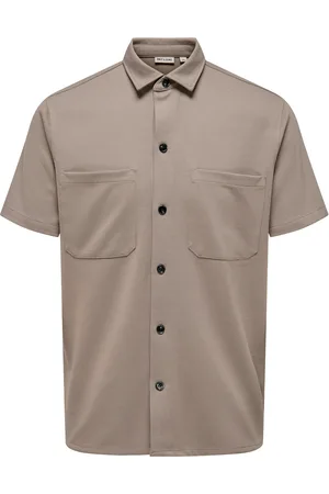 Only & Sons Onsnewkodyl Reg Ss Shirt Beige