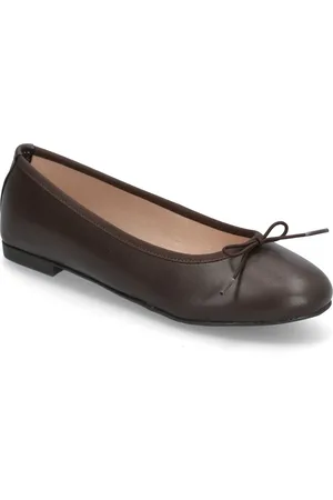 Bianco Biamadison Ballerina Smooth Leather Brown