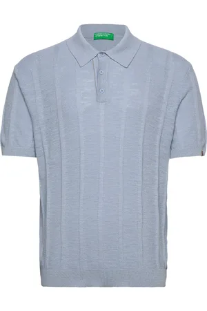 Benetton H/S Polo Shirt White