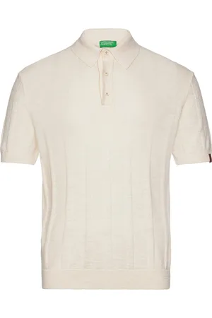 Benetton H/S Polo Shirt White