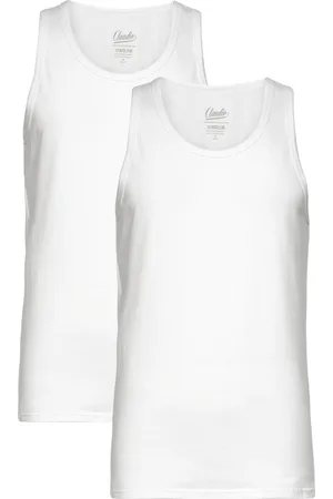 Claudio 2-Pack Tanktop Cotton White