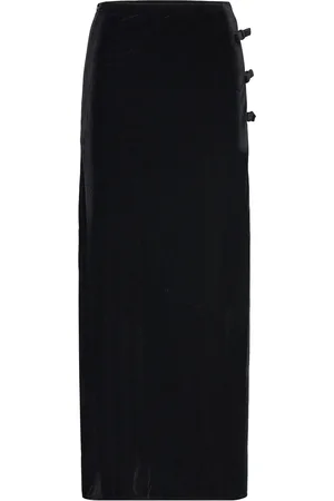 Ganni Velvet Jersey Black