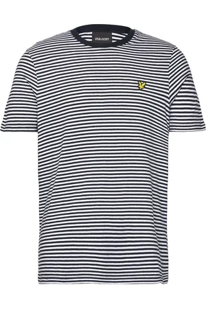 Lyle & Scott Linen Blend Breton Stripe T-Shirt Patterned