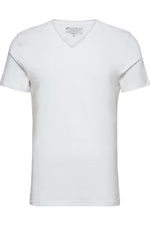 Bread & Boxers V-Neck T-Shirt White