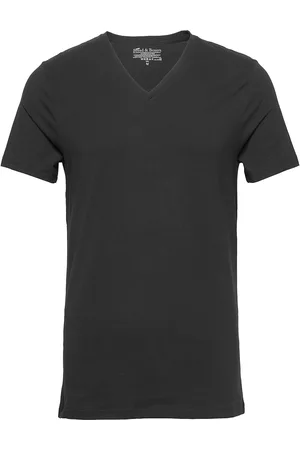 Bread & Boxers V-Neck T-Shirt Black