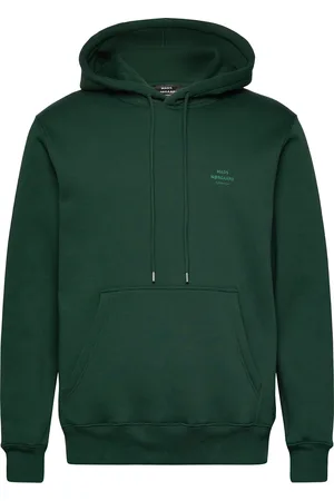Mads Norgaard Standard Hoodie Logo Sweat Green