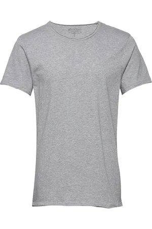 Bread & Boxers Crew-Neck Relaxed T-Shirt Grey