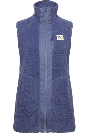Kari Traa Sanne Pile Vest Long Blue