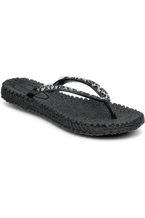 Ilse Jacobsen Flip Flop With Rhinest S Black