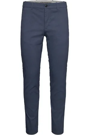 Lindbergh Aop Superflex Chino Pants Navy