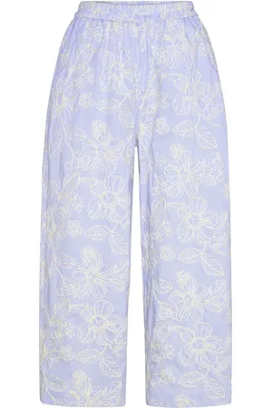 Crās Flowercras Pants Blue