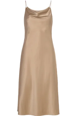 BALMUIR Fiona Silk Satin Dress Gold