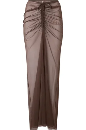 Aya Label The Athena Skirt Mesh Brown