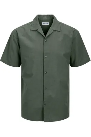 JACK & JONES Jjesummer Resort Shirt Ss Sn Jack & J S Green