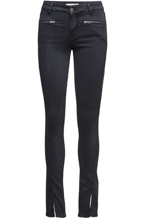 Odd Molly Leg-Endary Slits Jeans Black