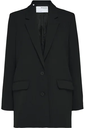SELECTED Slfrita Ls Relaxed Blazer Fd Noos Black