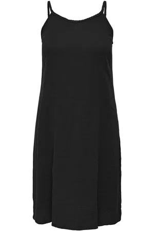 ONLY Carthyra Life Strap Midi Dress Wvn Black