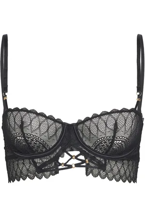 Etam Intense Balconnet Bustier Bra Black