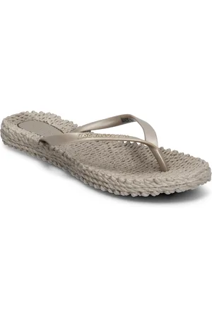 Ilse Jacobsen Flip Flop With Logo Beige