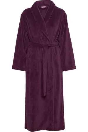Missya Cornflocker Fleece Robe Long Purple