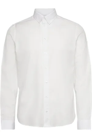 Casual Friday Cfanton Ls Bd Fil A Fil Shirt White