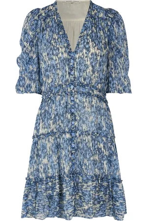 Second Female Manner Waist Dress Blue