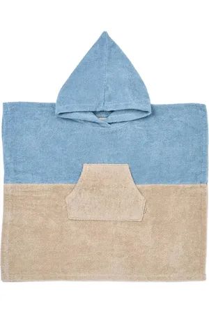 WHEAT Terry Poncho Lille Blue