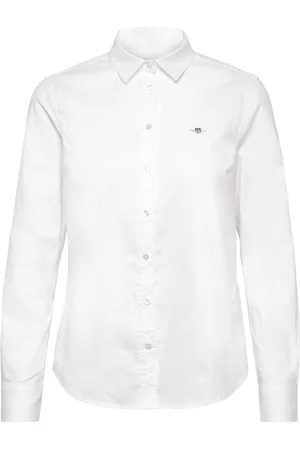 GANT Slim Stretch Oxford Shirt White