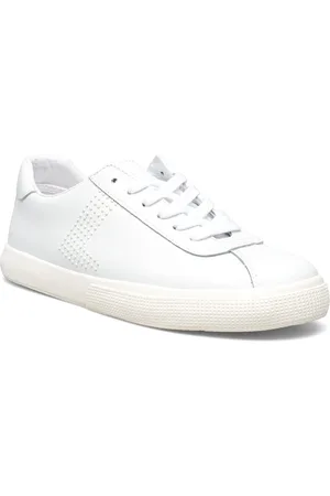 Ralph Lauren Janele Action Leather Sneaker White