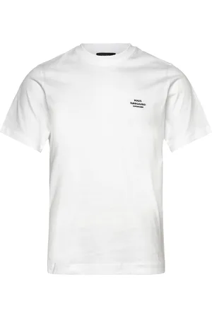 Mads Norgaard Cotton Jersey Frode Emb Logo Tee White