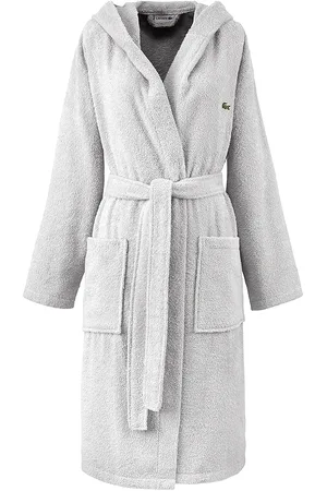 Lacoste Lopen Bath Robe Grey