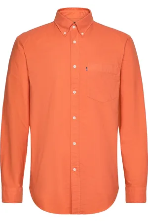 Lexington Casual Oxford B.d Shirt Orange