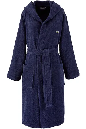 Lacoste Lopen Bath Robe Navy