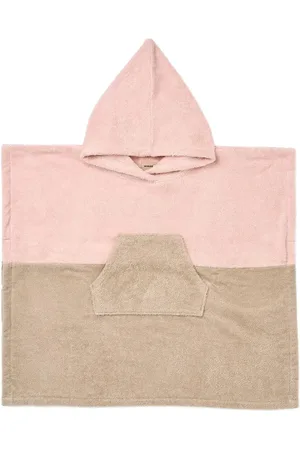 WHEAT Terry Poncho Lille Pink