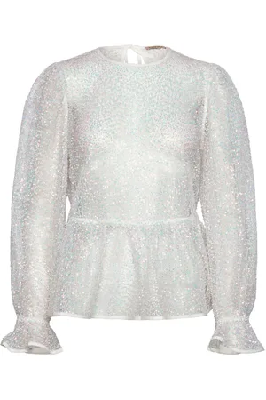 Stella Nova Sequins Blouse White