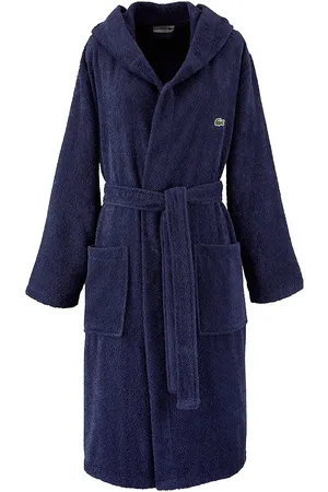Lacoste Lopen Bath Robe Navy