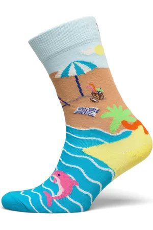 Happy Socks Beach Break Sock Blue