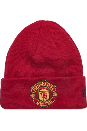 New Era Essential Y Cuff Beanie Manut Red