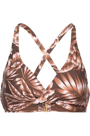 Seafolly Islandinthesun Wrap Front F Cup Bra Patterned