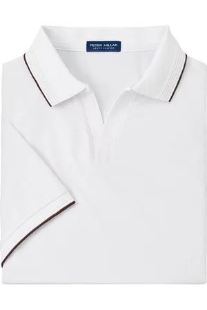 Peter Millar Summertime Performance Mesh Polo White
