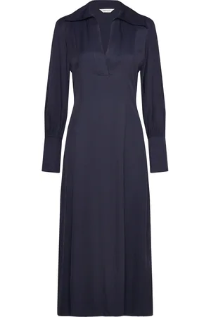 GANT Slim High Cuff Dress Blue