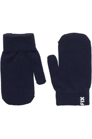 Lindex Mittens Magic Fix Wool Navy