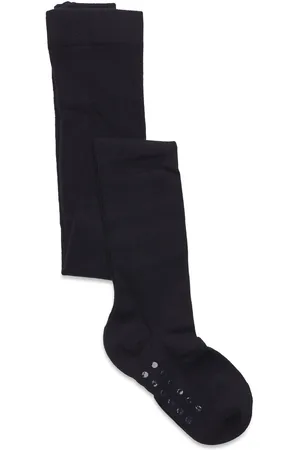 Lindex Tights Sg H Plain Knitted Black