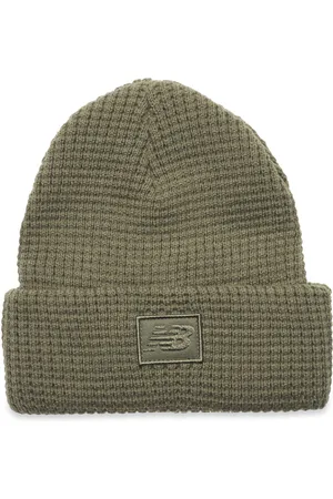 New Balance Waffle Knit Cuffed Beanie Khaki
