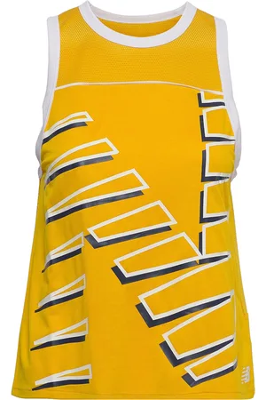 New Balance Printed Fast Flight Tank Yellow