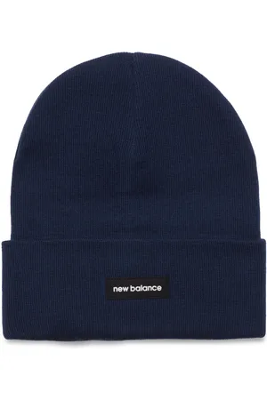 New Balance Linear Knit Cuffed Beanie Navy